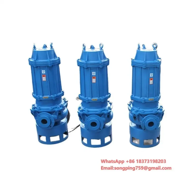 

Manufacturer Supply Electric Submersible Sand Suction Pump Non-Clogging Design for River Pumping Pond Dredging Sewage Removal