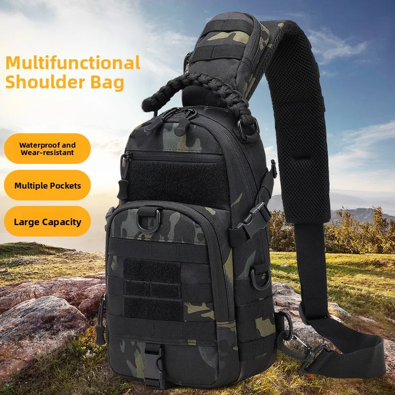 

Мужская повседневная сумка-слинг для велоспорта, нагрудная сумка через плечо, маленькая сумка для езды на велосипеде, многофункциональная сумка Bapa