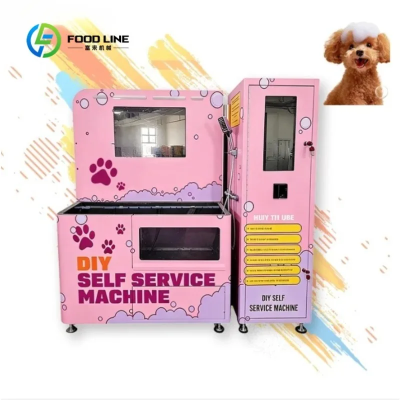 Customize Intelligent Pet Bathing Drying Machine Full Automatic Constant Temperature Indoor Shower Cleaning Grooming Equipment