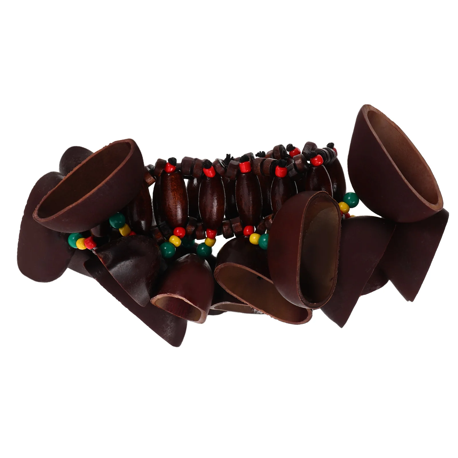 

African Drum Shell Bracelet Nut Rattle Jewelry Instrument Accessories Women Men Percussion Tribal Wristband Musical