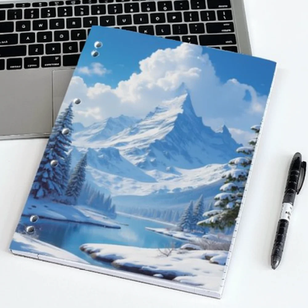 A4 Notebook Aesthetic Journal Minimalist American Style Thickened Paper Stationery Study Note Taking Office School Supplies