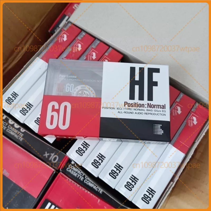 10pcs For Sony HF60 Blank Type‑I Audio Cassette Tape, Brand New Good Condition