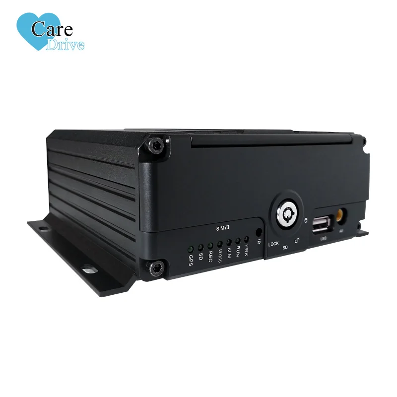 CareDrive 8CH 3G GPS MDVR Device with Realtime HDD Recording Function Wifi Cameras Fuel Management & CMSV6 Software