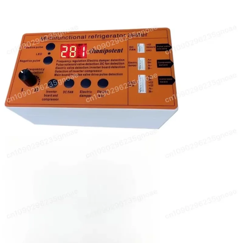 English Version Refrigerator Inverter Board Compressor Solenoid Fan Air Door Electric Valve Tester Fault Tool Accessories