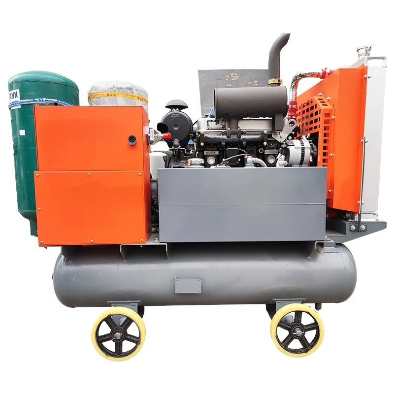 

Mobile, Screw, Air Compressor, Small, Air, Compression, Air Pump, Jobsite