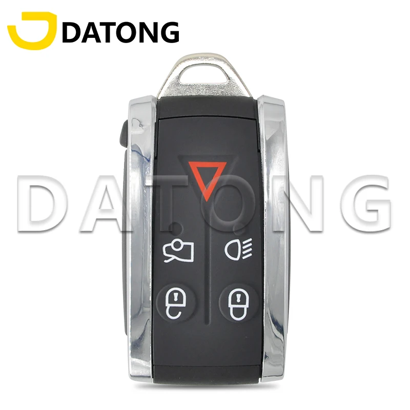Datong World 5 Button Replacement Car Key Shell Case For Jaguar XF XK XKR XK8 XJ8 X-Type S-Type