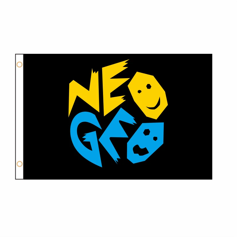 العرف راية SNK نيوجيو نيو جيو العلم راية 2ft * 3ft 3ft * 5ft البوليستر الرياضة QZ-071