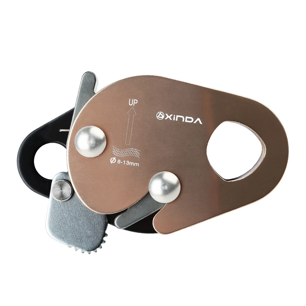 

Outdoor Mountain Rock Climbing Abseiling Device Aluminum Alloy 22KN Rappelling Tools Practical Travel Rescue Tool