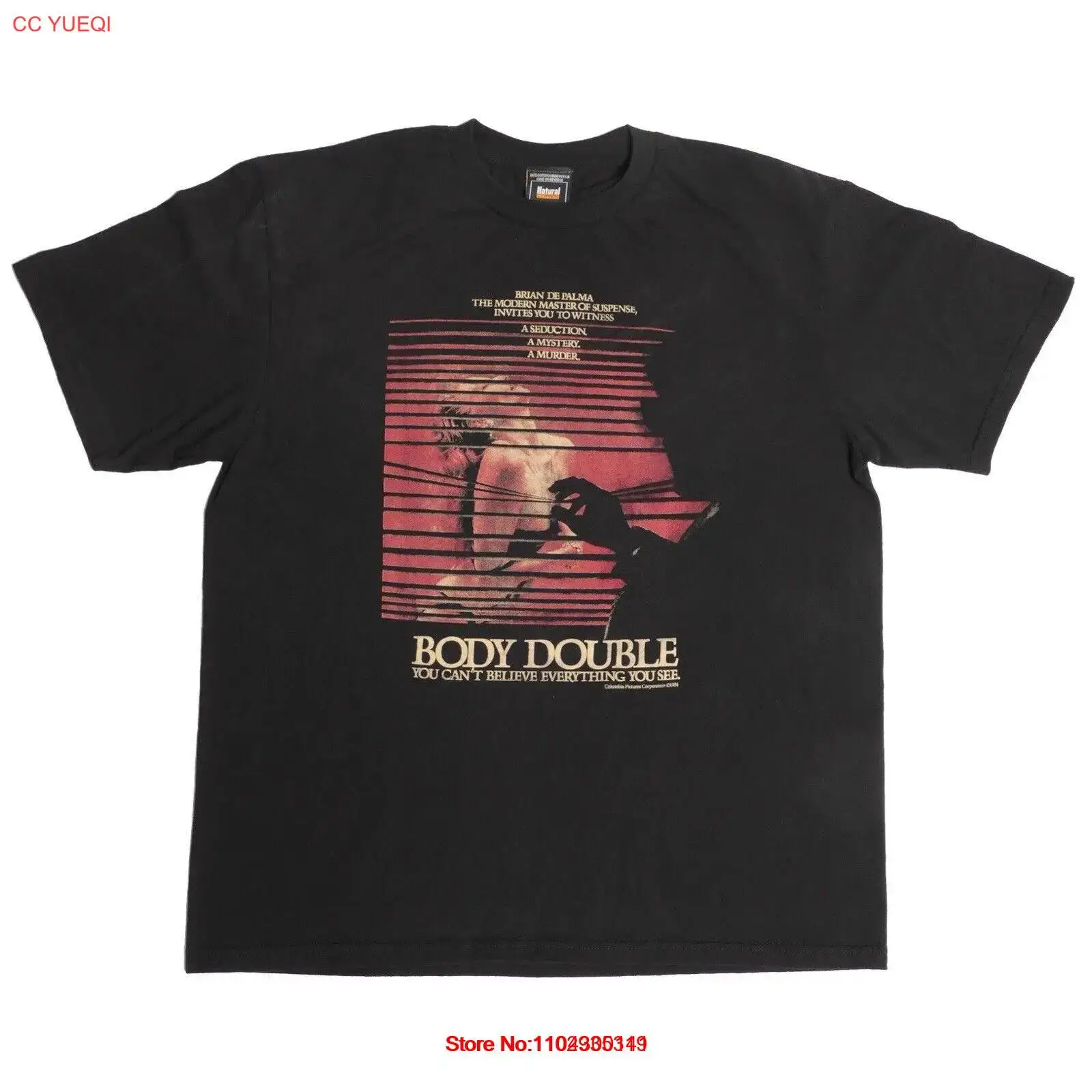 Body Double Movie Tee 1984 Brian De Palma Film Psycho Thriller Hitchcock Shirt