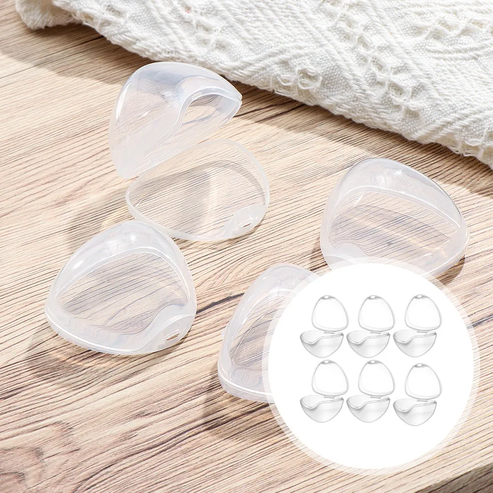 

Набор из 6 легких гигиеничных защитных контейнеров для детских пустышек и прорезывателей, незаменимые аксессуары для колясок и сумок