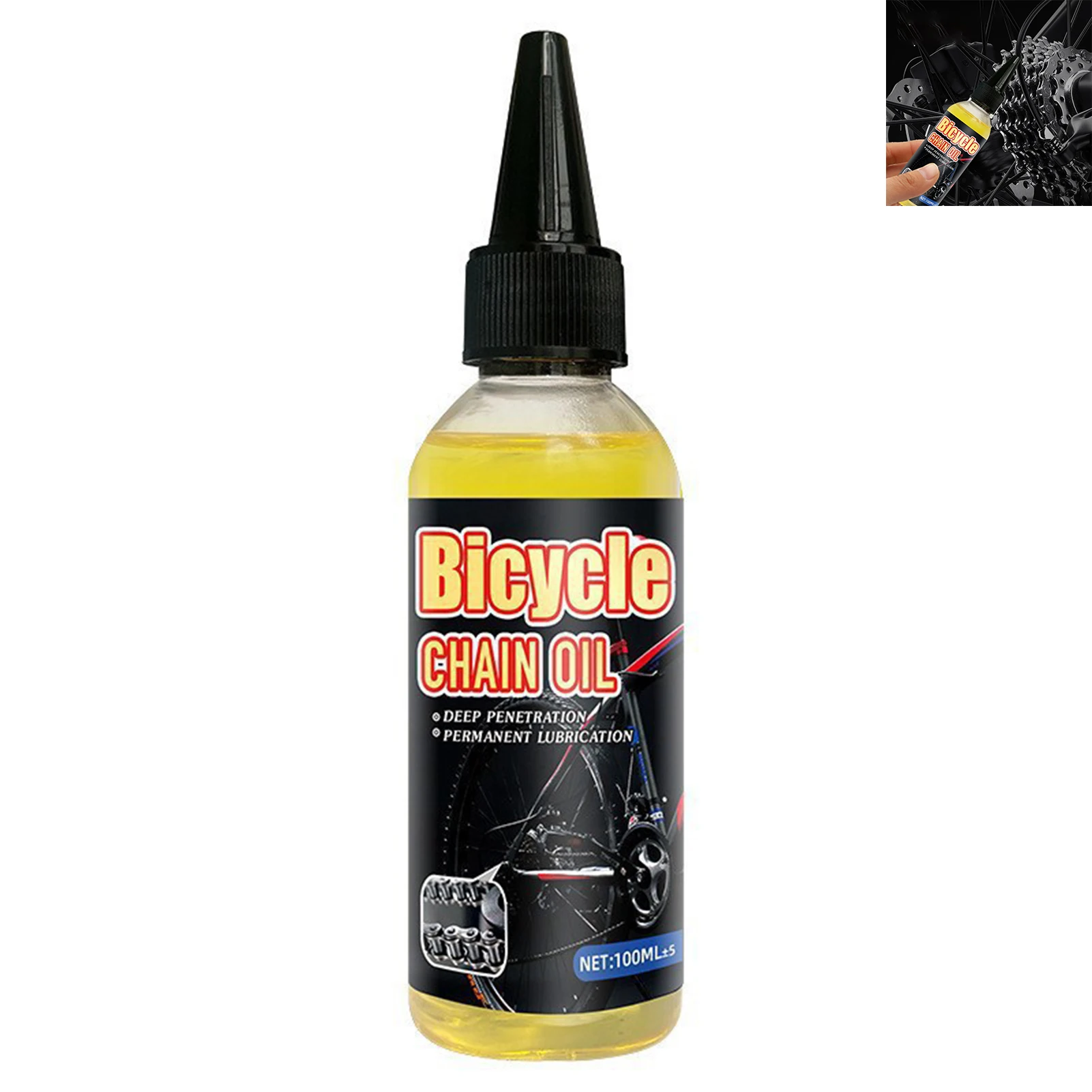 AliExpress NONE Bike Chain Lubricant Oil 100ml High-Performance Formula Mountain and Road Bicycles Anti-Rust Anti-Dust Long-Lasting Protection