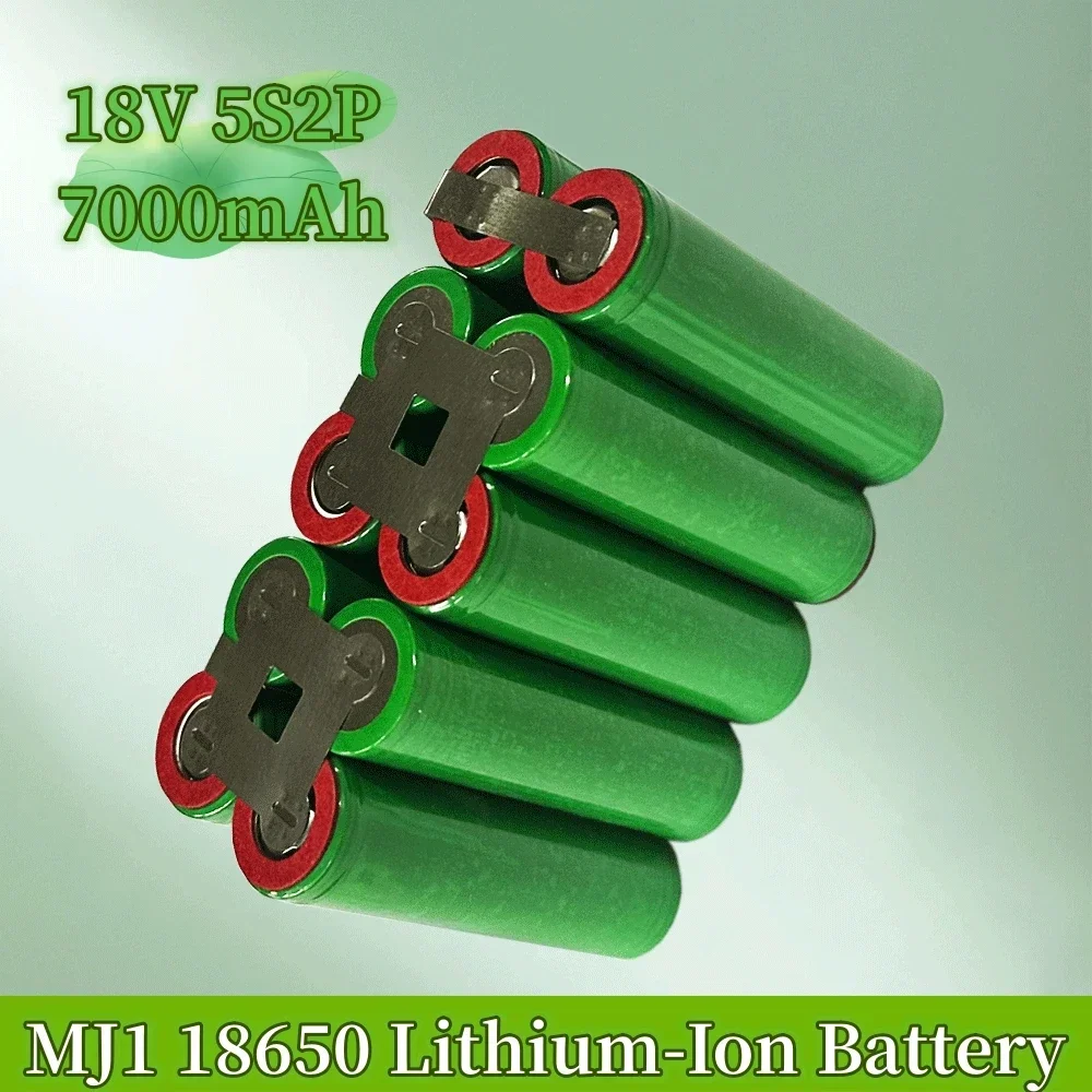 3S2P/4S2P/5S2P 10,8 V/14,8 V/18 V 7000 mAh MJ1 18650 Akumulator litowo-jonowy, do wkrętarki, pręta spawalniczego, akumulatorów