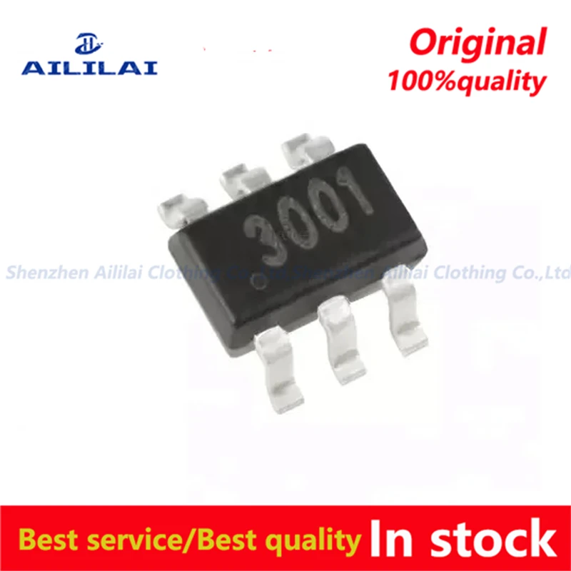 10pcs New SGM3001XC6/TR code: 3001 package SC-70-6 single-pole double-throw analog signal switch chip