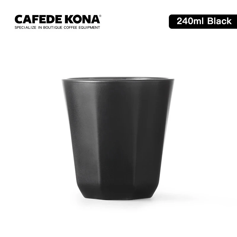 CAFEDE KONA tempering glass cup 240ml / 8oz coffee cup  drink ware wine glasses glass glasses for drinkinges for water