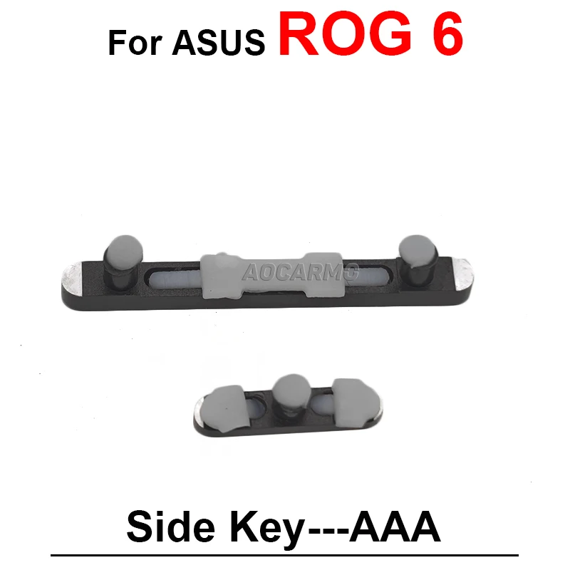 Blue Red Black For ASUS ROG Phone 6 Rog6 Power On OFF Volume Buttons Side Key Replacement Part