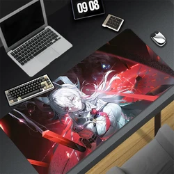 Mouse Pad Anime Zani Kawaii Mousepad Office PC Wuthering Waves HD Print Keyboard Pad Laptop Gaming Accessories Desktop Mat