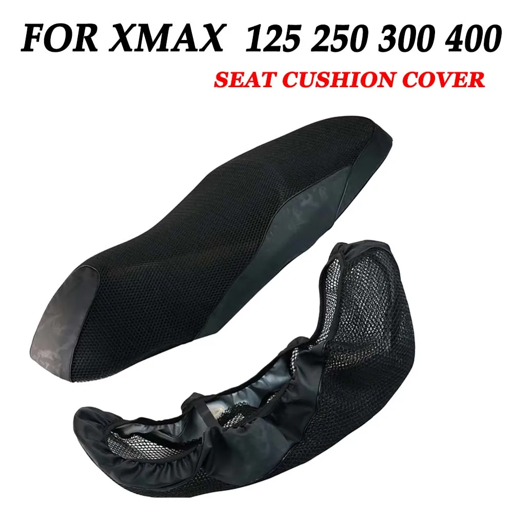 For Yamaha XMAX 300 Seat Cover Saddle Cover XMAX 250 125 X-MAX 400 XMAX300 Motorcycle Accessories Cushion Tuning Case Pad Mesh