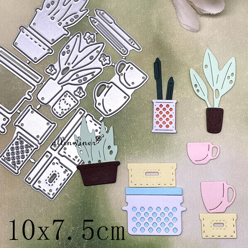 New Book Storage Box Label DIY Craft Metal Cutting Die Scrapbook Embossed Paper Card Album Craft Template Stencil Dies