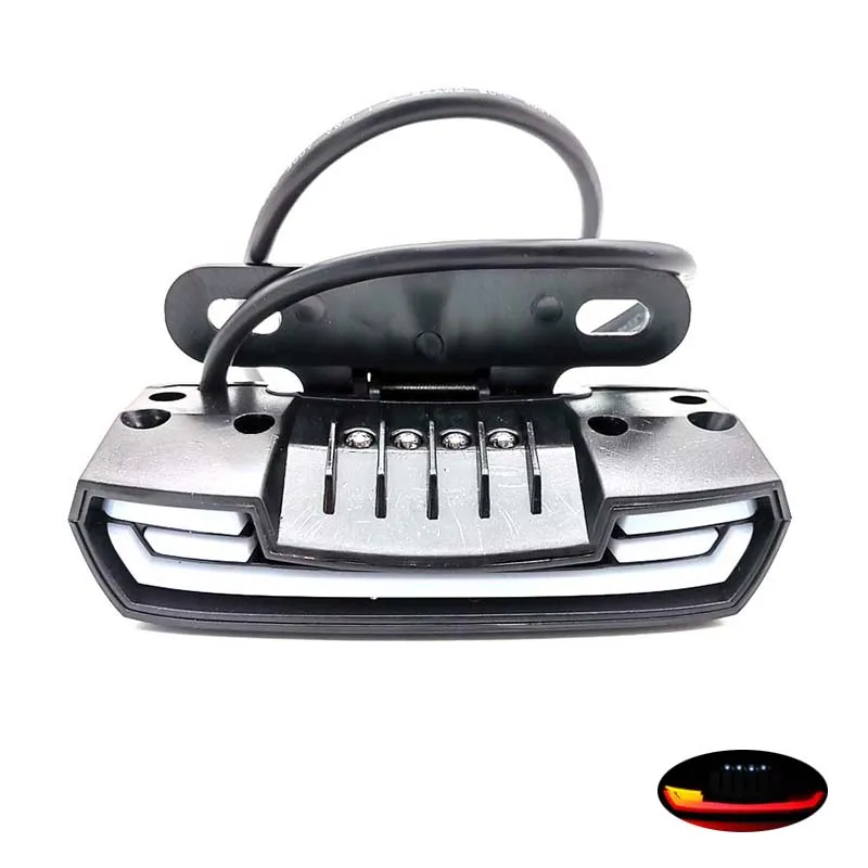 

Motorcycle Scooter Light Tail Rear Brake Stop Warning Dynamic Turn Signal 12-60V