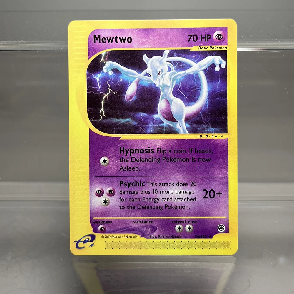 PTCG Proxy การ์ด Charizard Gengar Tyranitar เกม Trading คอลเลกชันการ์ด Pikachu เดี่ยว PKM การ์ดฟอยล์ Expedition Series