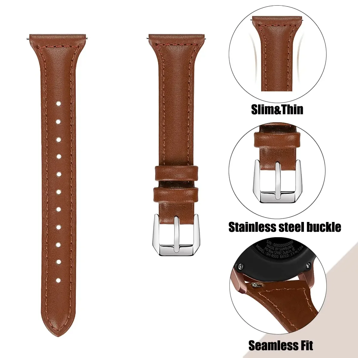 Тонкий кожаный ремешок-петля для Redmi Watch 5 Lite/активный ремешок для Xiaomi Watch S4, сменный браслет, аксессуары 22 мм