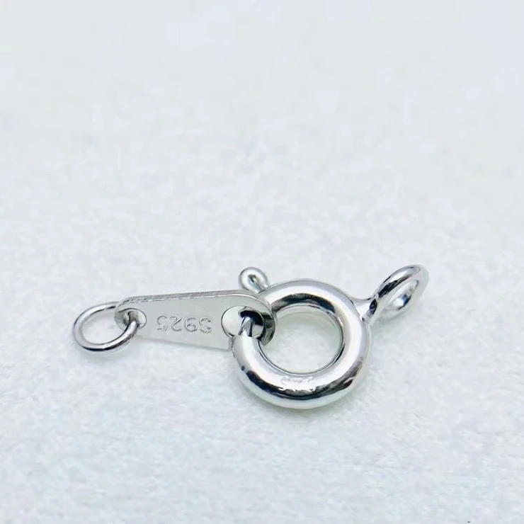 

Hot Fashion New Trendy Hot DIY Nice Quality S925 Sterling Silver Pendant Necklace Bracelet Clasp Hook 10pcs/lot