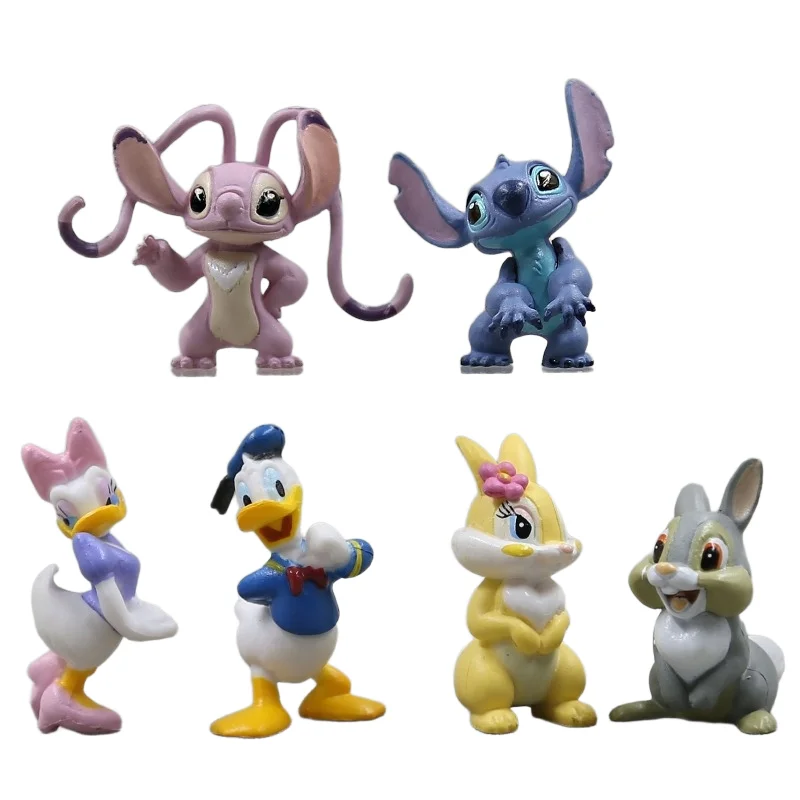 ديزني الإصدار الجديد محشوة اللعب زوجين مجموعة Squealer أرنب تحصيل أرقام عيد ميلاد الفرح حقيبة الهاتف المحمول الزينة