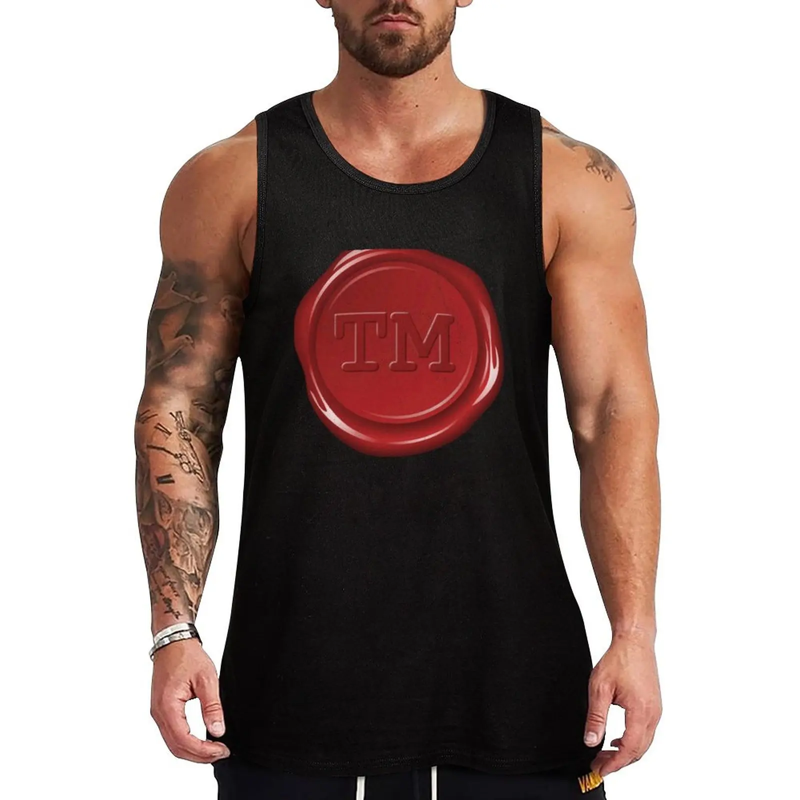 

Taskmaster - Distressed Design Tank Top anime t-shirts men gym clothing training weight vest T-shirt male