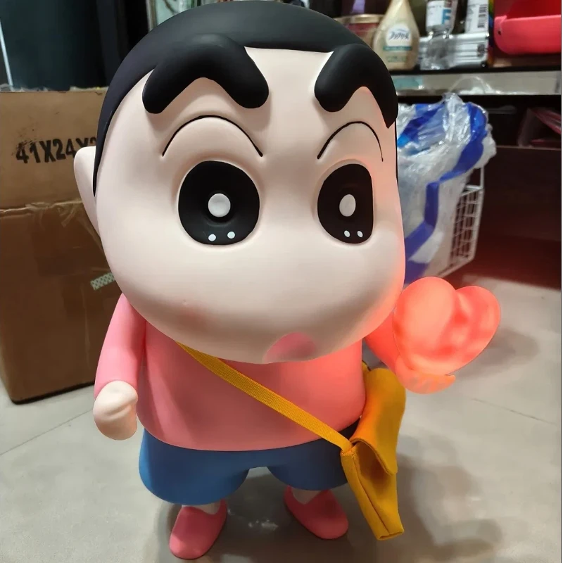 anime-40cm-crayon-shin-chan-noob-large-figure-shiro-heart-glow-collectible-toy-desktop-home-decoration-gift-for-anime-collectors