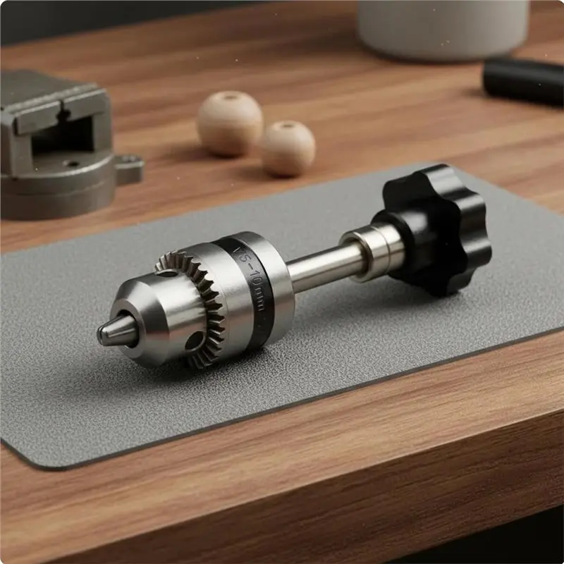 Black For Dremel Woodworking Tools 0.6-6.5 Mm Pin Vise Hand Twist Drill Manual Drilling Drilling Bit