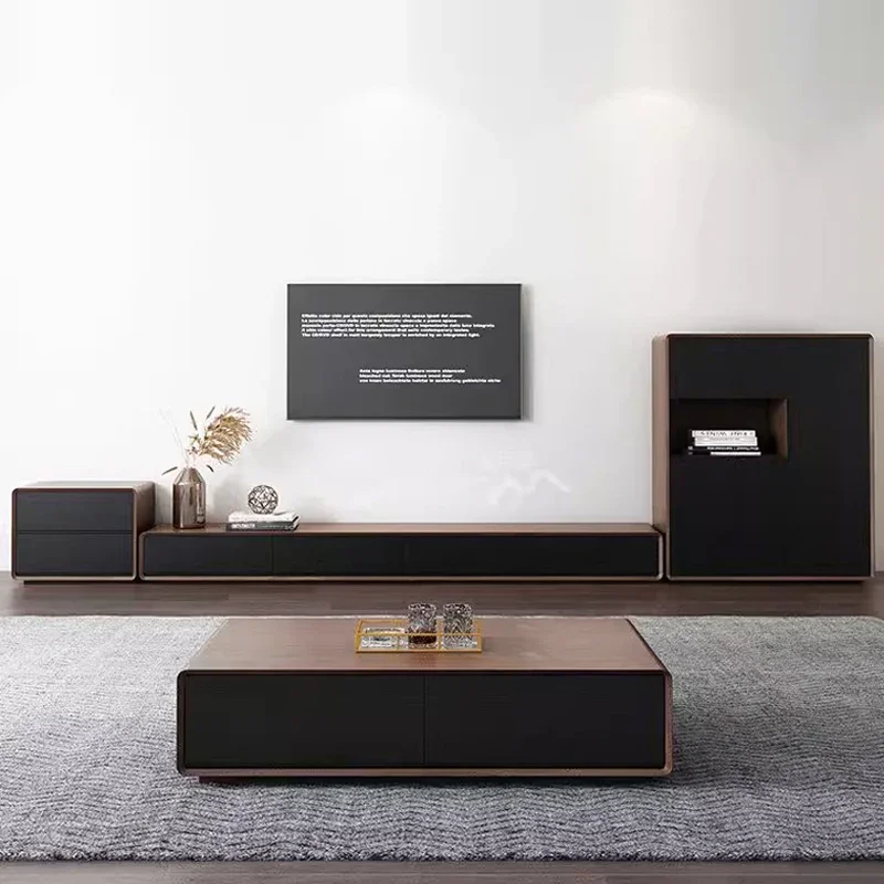 Entertainment Wooden Tv Stand Cabinet Standing Shelf Floor Living Room Table Tv Stand Modern Mueble Tv Moderno Luxury Furniture