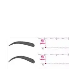 24-stijl Fixeerbare wenkbrauwstencil Kaartverzorging Brow Shaper-sjabloon Herbruikbare stickers Make-up Tekening Wenkbrauwstempel Schoonheidstools