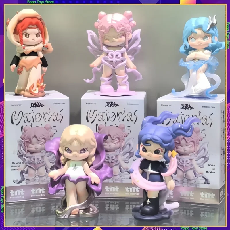 

В наличии материал Дора, серия Vistas, слепая коробка, загадочная коробка, игрушки, милая экшн-фигурка аниме, кавайная модель, праздничные подарки