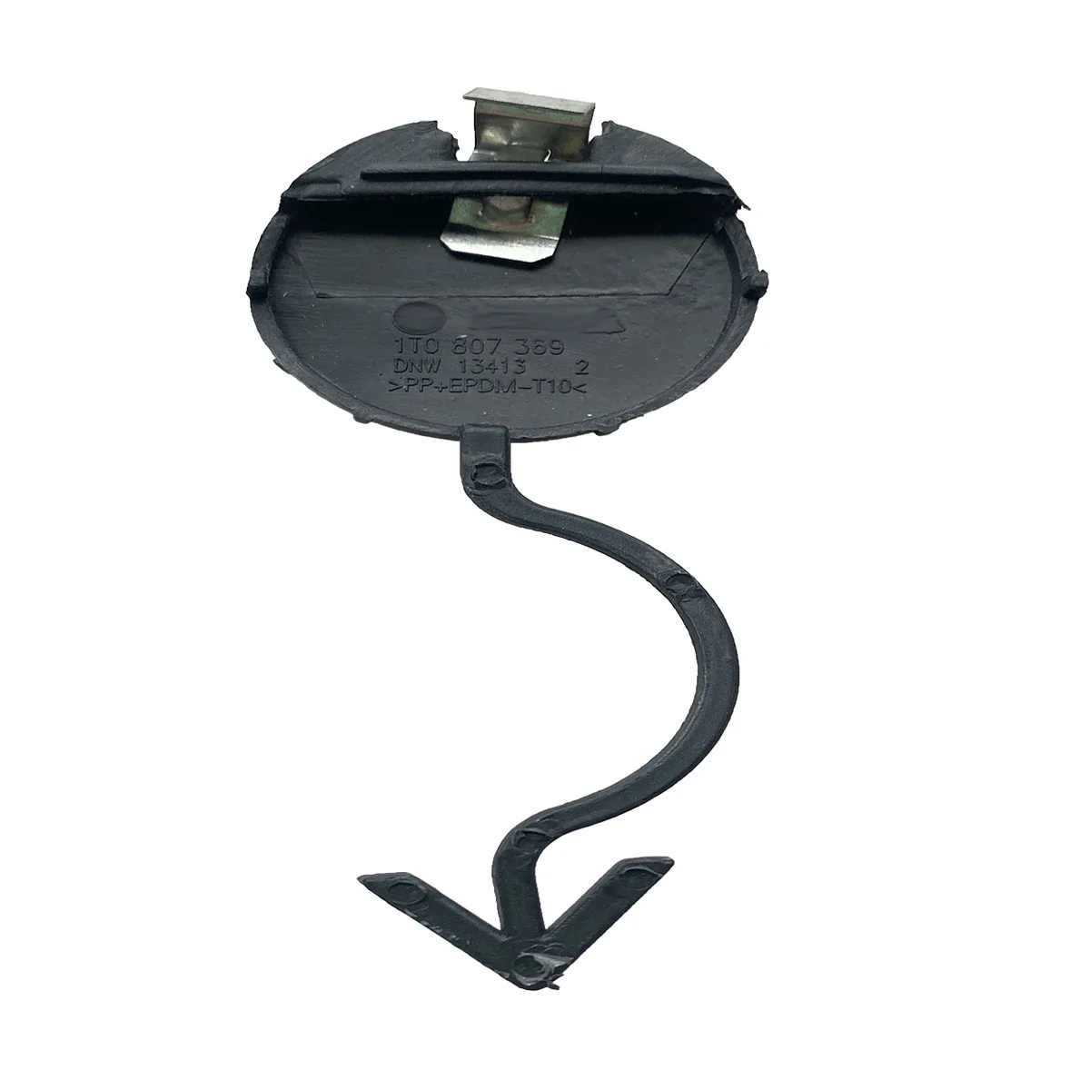 Nuovo nero paraurti posteriore rimorchio Tractive Hook Plate Cap Cover per VW Touran 2003 2004 2005 2006 - 2015 1 t0807369 1 t0 807 369