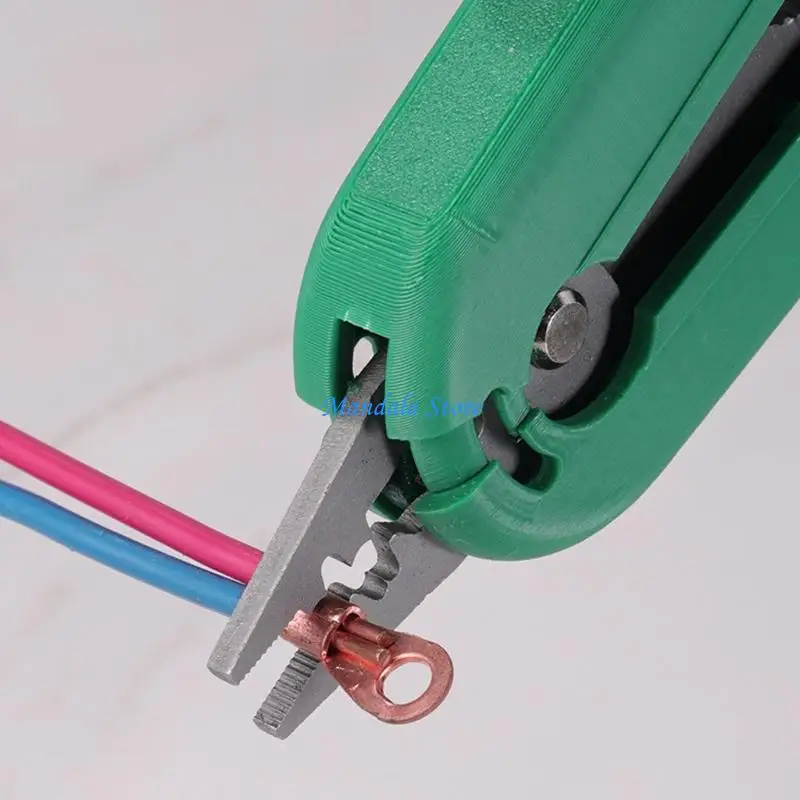 U2JC Accuracy Wire Stripper Tool for 0.2mm² to 6mm² Cables with Anti Slip Grip Handle