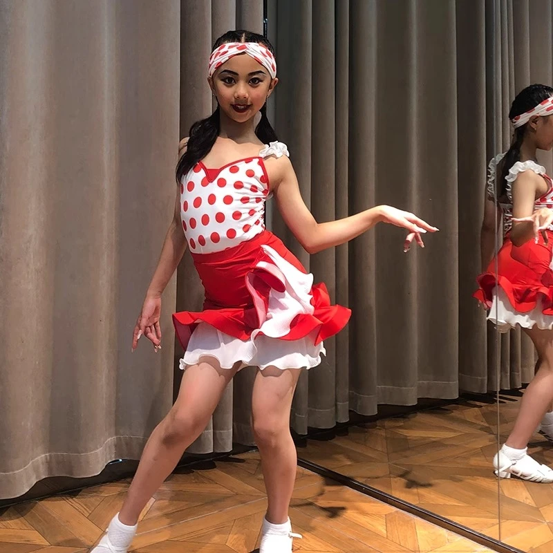 

New Latin dance costumes, children's competition performance costumes and children's performance costumes