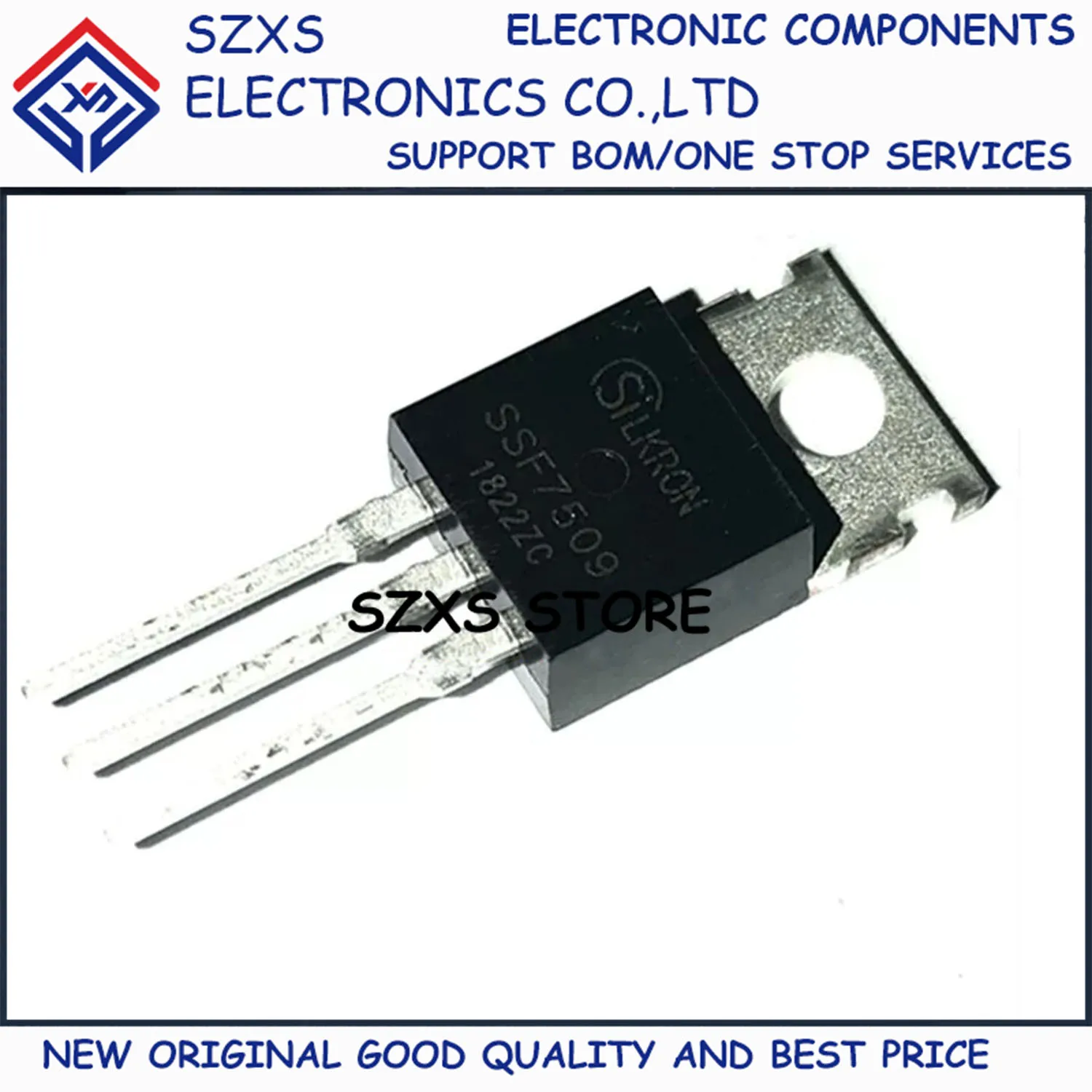 

New Original 10Pcs SSF7509 TO-220 80V 80A MOSFET Field Effect Transistor In Stock Electronic Components Good Quality