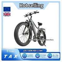 CMA bike J26 Electric Bicycle Fat Tire 750W Mountain Cross-Country Road Electric Bicycle 48V 17Ah Disc Brake Bicycle 150kg Load