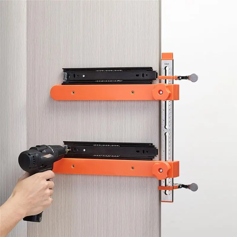 ABVT-Cabinet Drawer Clamp Drawer Slide Clamp Splicing Drawer Rail Quick Fix Locator Woodworking Tool For Cabinet Sliding