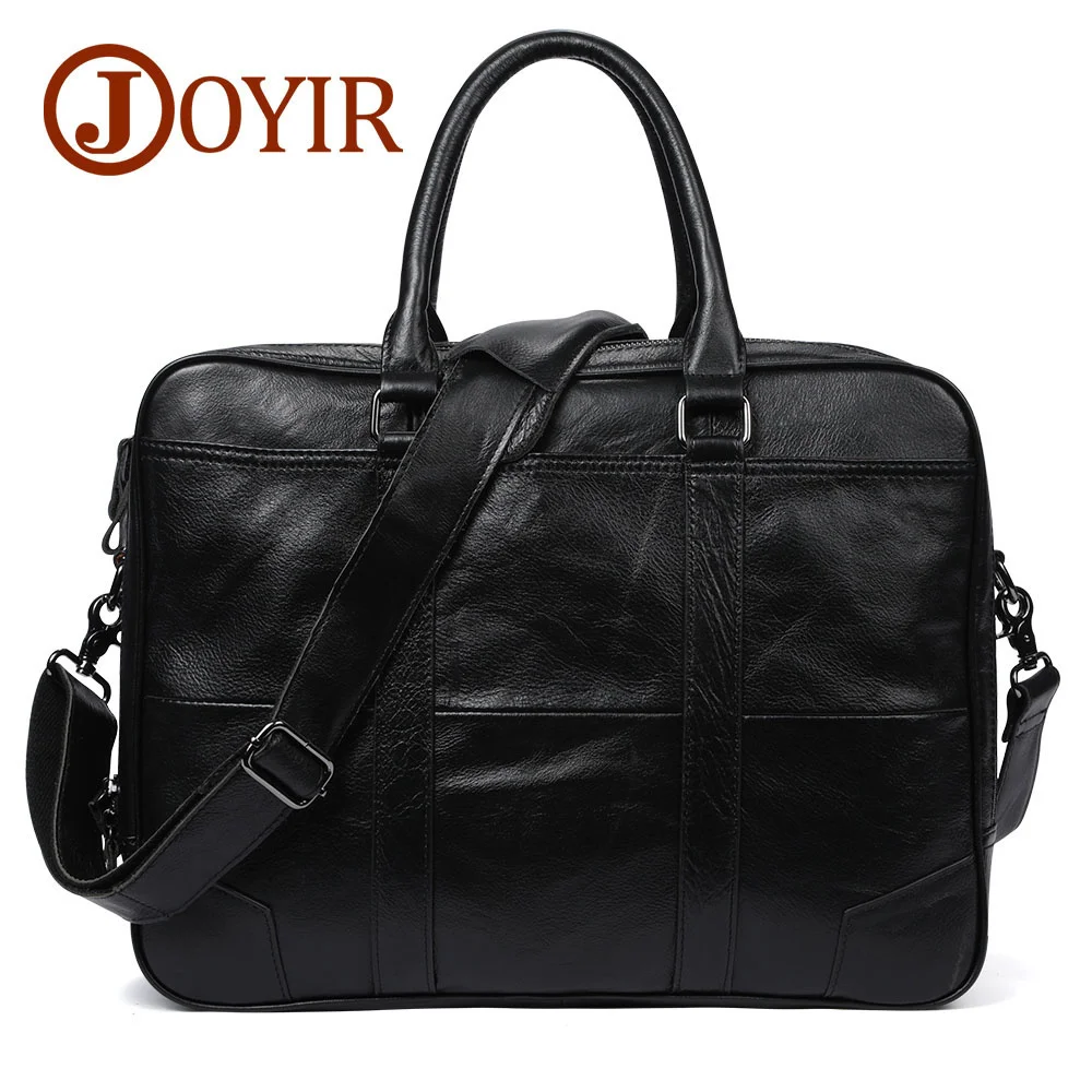 Business Briefcase Genuine Leather Men Bag Computer Laptop Handbag Man Shoulder Messenger s Men's Office