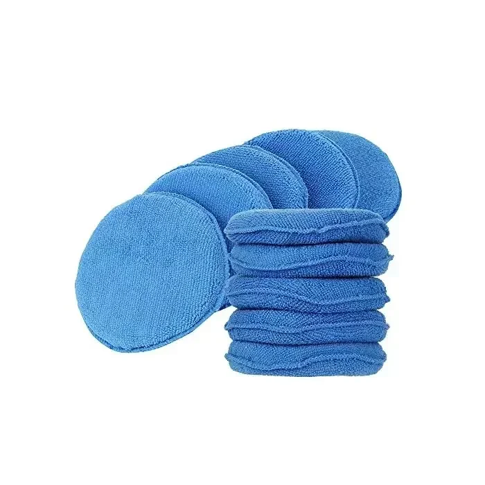 1-20pcs Microfiber Wax Towel Ultra-Soft Polishing Waxing Pocket Cars Wax Foam Sponge Remove Wax Auto Care Polish Foam Sponge