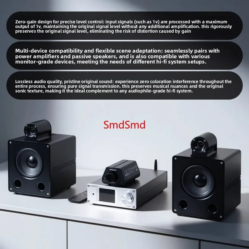 High Precision Passive Preamp FV3-PRO Remote Control Volume Control Post-stage Active Speaker