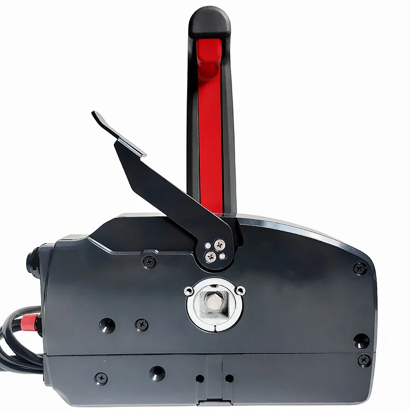 Outboard Mechanical Remote Control Box 703-48230-14-P push to open remote outboard side-mount control box