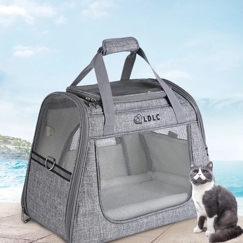 Imagem -06 - Portable Pet Carrier Bolsa para Cão e Gato Assento de Carro Respirável Puppy Backpack Chihuahua Outdoor Travel Carry Bolsa Nest