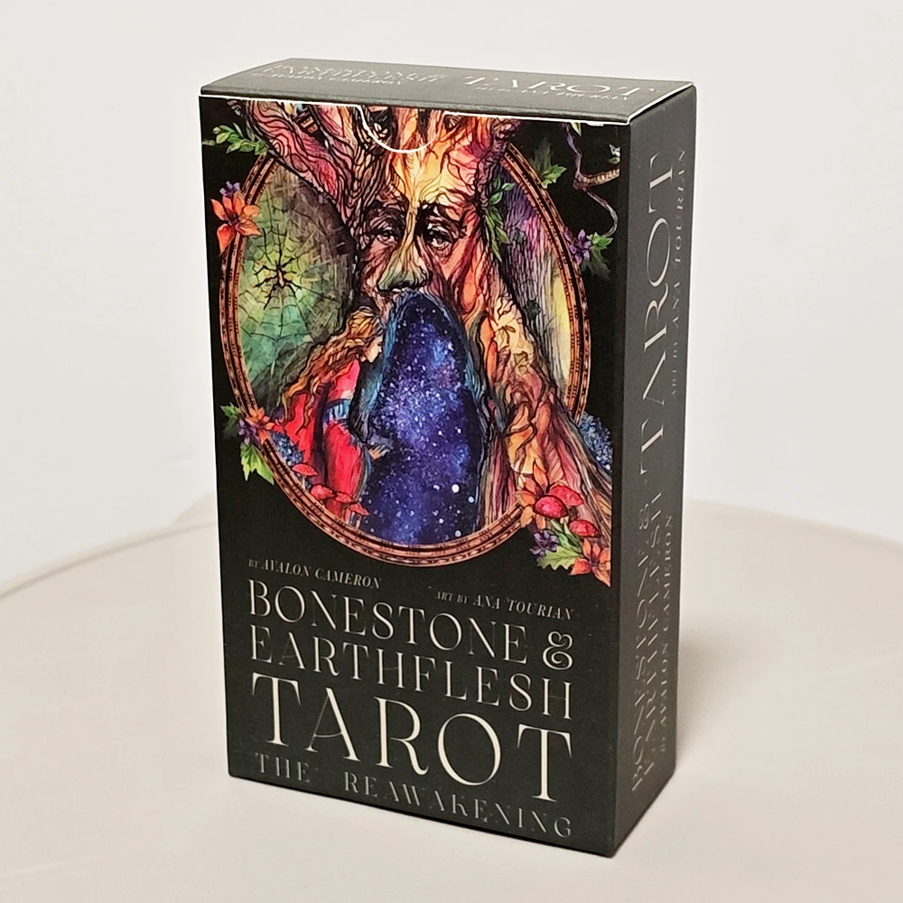Baraja de tarot Bonestone & Earthflesh de 12*7 cm – Un viaje a través del mito, el misticismo y los paisajes sagrados