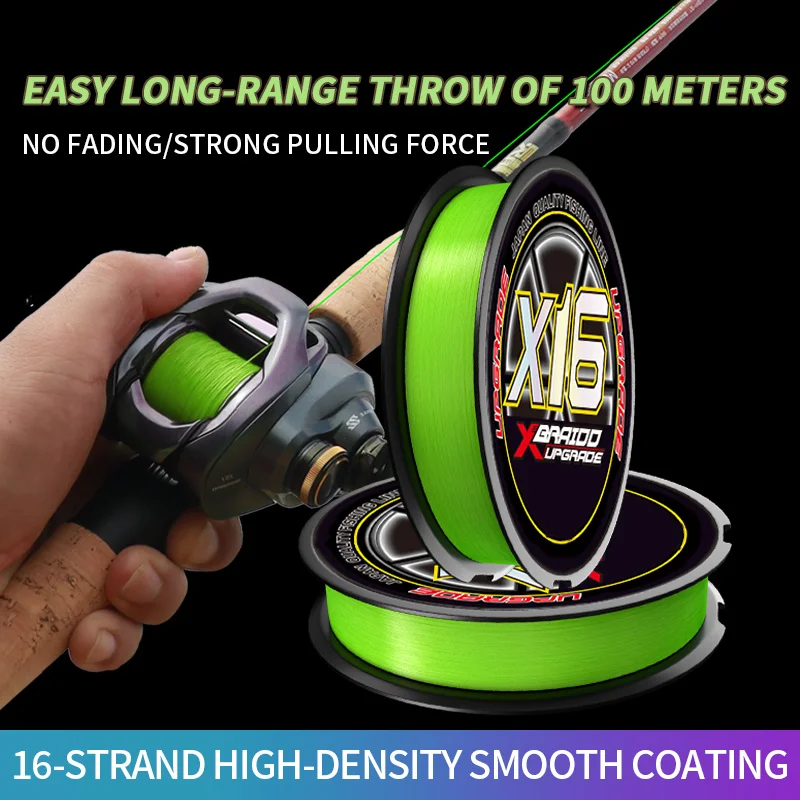 

150-meter 12-strand durable PE line, which is wear-resistant and bite-proof, suitable for freshwater and saltwater fishing