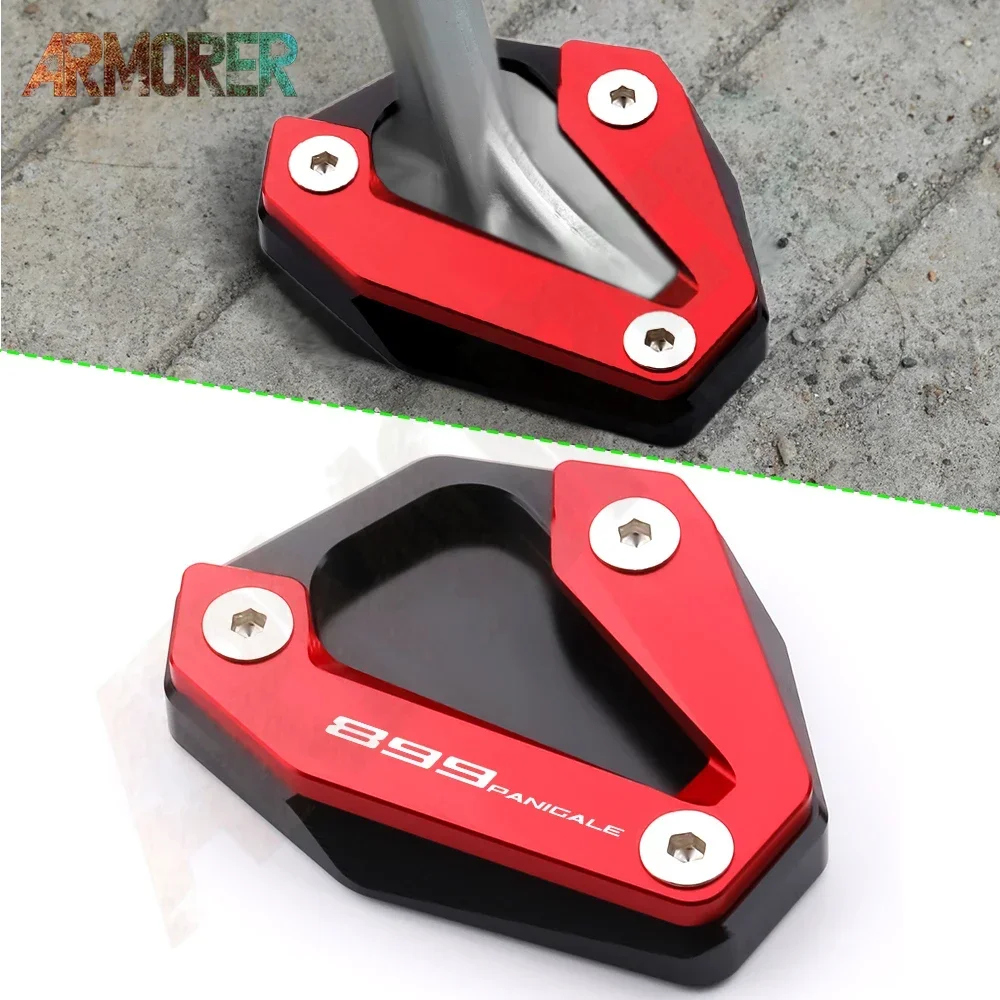 Motorcycle Foot Kickstand Side Stand Enlarge Extension Plate Pad Accessories 2020 For Ducati PANIGALE 959 899 1199 1299 V2