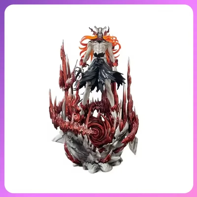 

35cm Bleach Kurosaki Ichigo Hollowfication Ulquiorra Cifer Anime Figure Model Gk Statue Collection Desktop Decoration Ornament