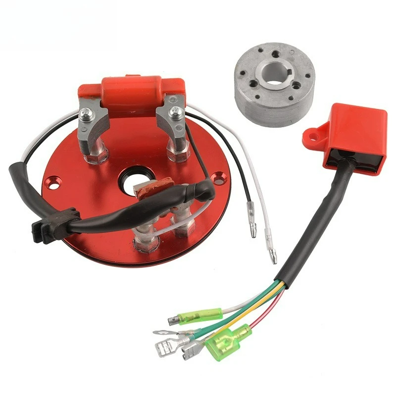 Nuevo para 50/110/125/140/150CC Scooter Go Kart ATV Quad Moto motor Horizontal motocicleta Magneto bobina conjunto de estator de Rotor interno