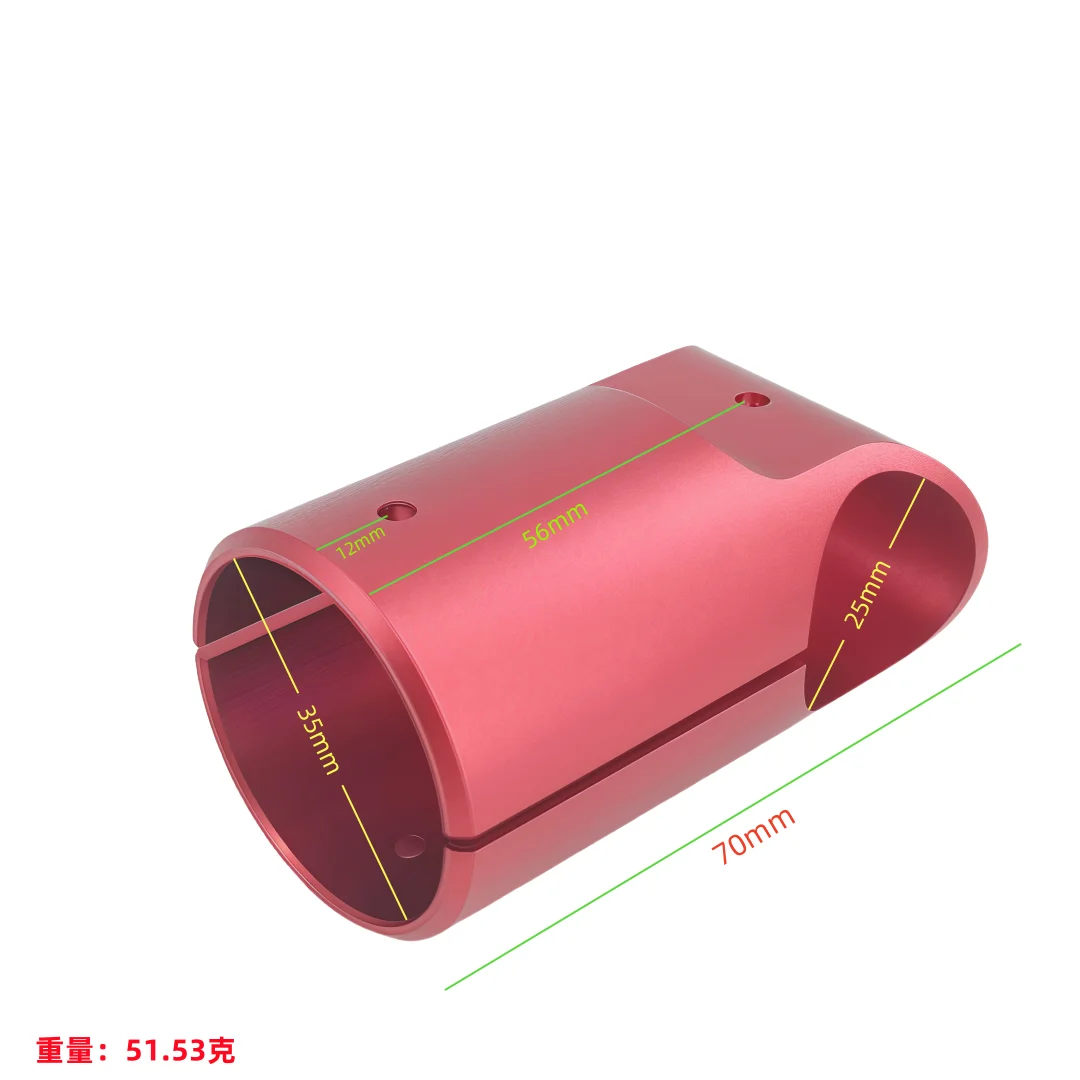 Зажим для трубки шасси - алюминиевый зажим для трубки с ЧПУ, вертикальный 35 градусов, горизонтальный 25 градусов. Поездка на аксессуары для модели самолета своими руками